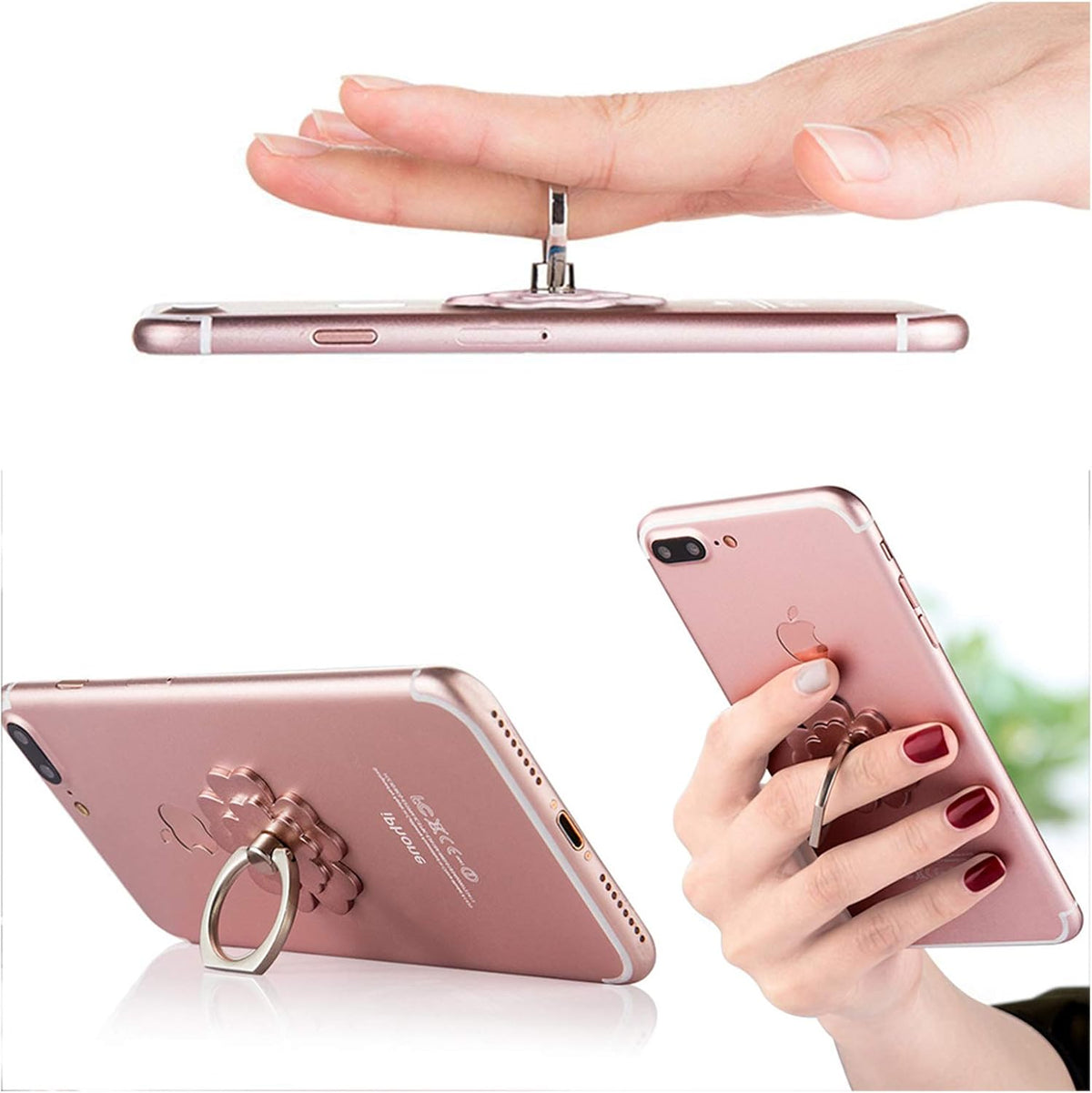 Phone Ring Holder, 4 Pack Cell Phone Grip Stand for Phone & Case