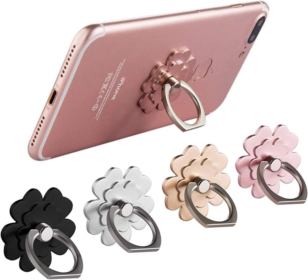Phone Ring Holder, 4 Pack Cell Phone Grip Stand for Phone & Case